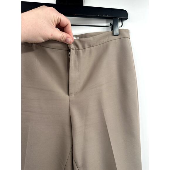 R Label Khaki Straight Pleated Work Pant Size Medium - Picture 4 of 8